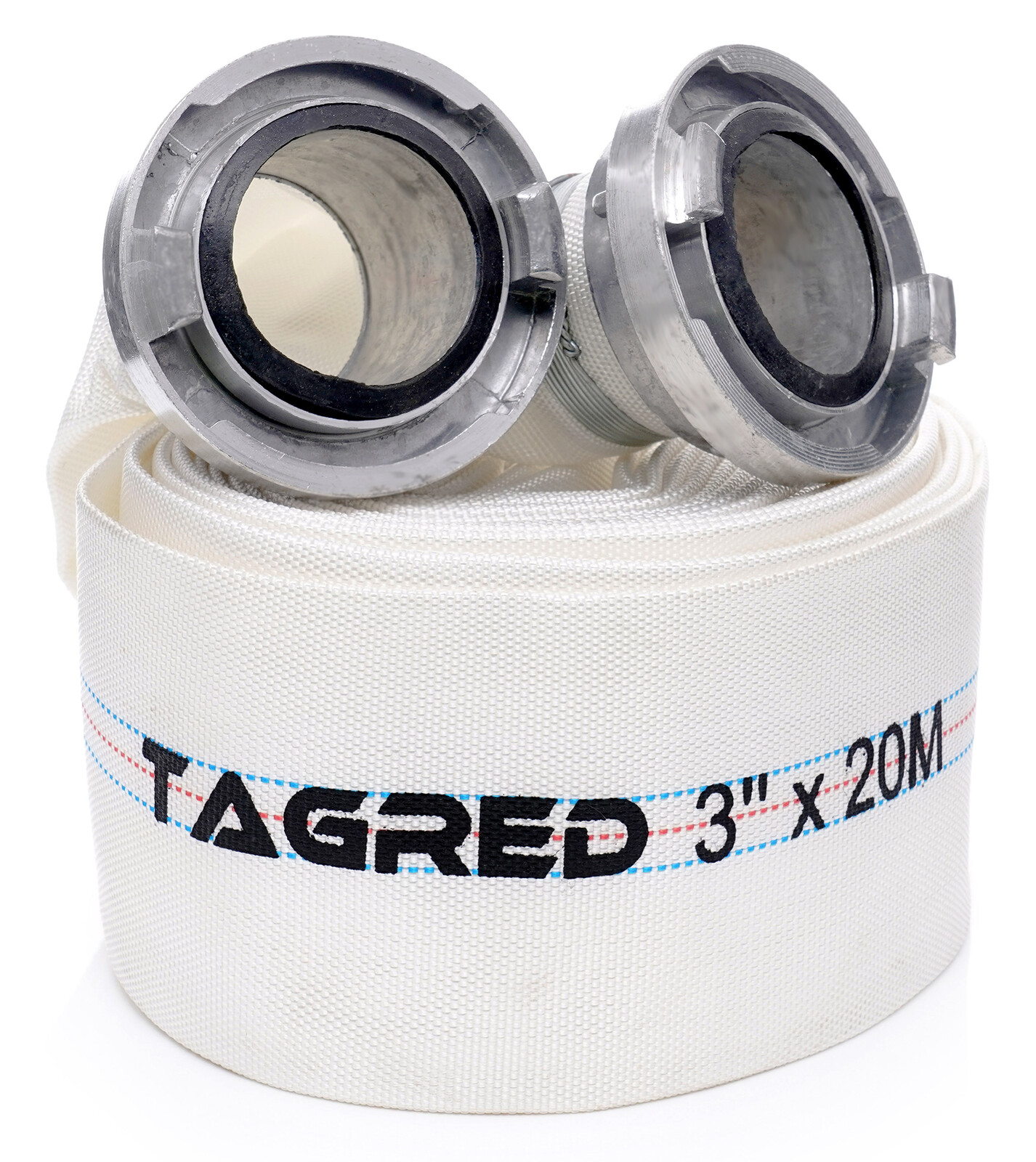 Hasičská hadica s rýchlospojkami pre čerpadlá 3 palce 20 m PU – vložka z PVC TA532