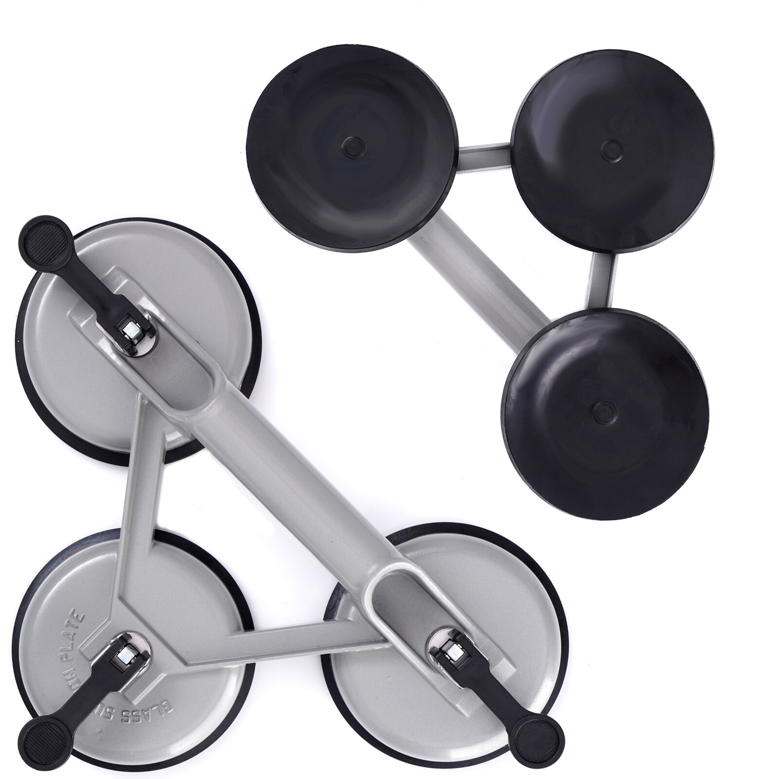 Hliníková trojitá prísavka na sklo, držiak na sklo, obklady, dlaždice TA4143