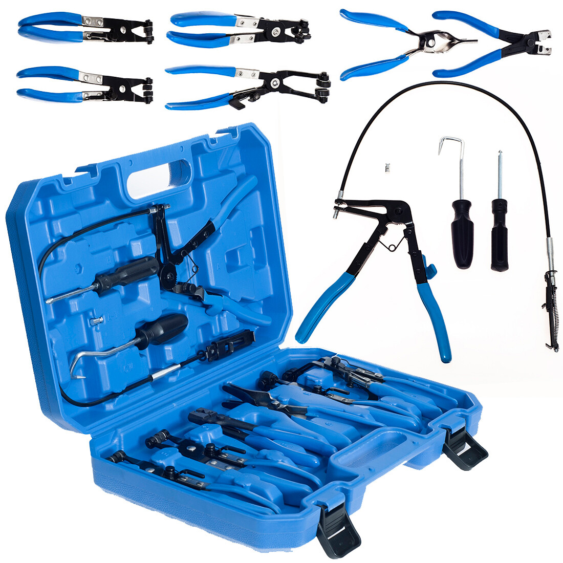 hadicové svorky, 9-dielne. TA1019