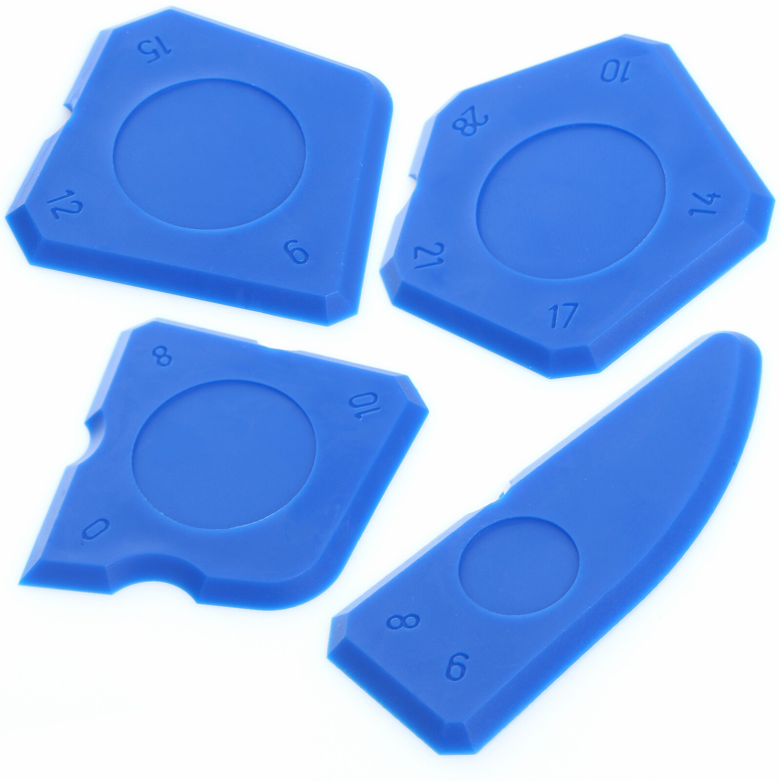 Kocky, špachtle na silikón, na vyhladzovanie škár, 4 ks. TA4136