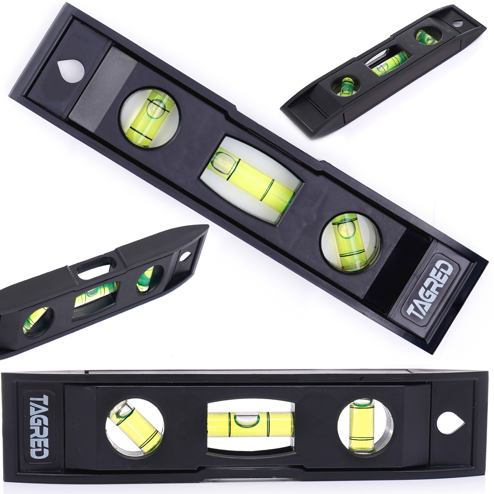 Malá, praktická, kompaktná mini vodováha s magnetom, 15 cm TA4135