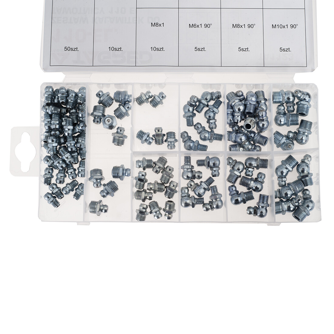 Mazacie tyčinky 110 ks tyčiniek: rovné pod uhlom 45o 90o TA1123