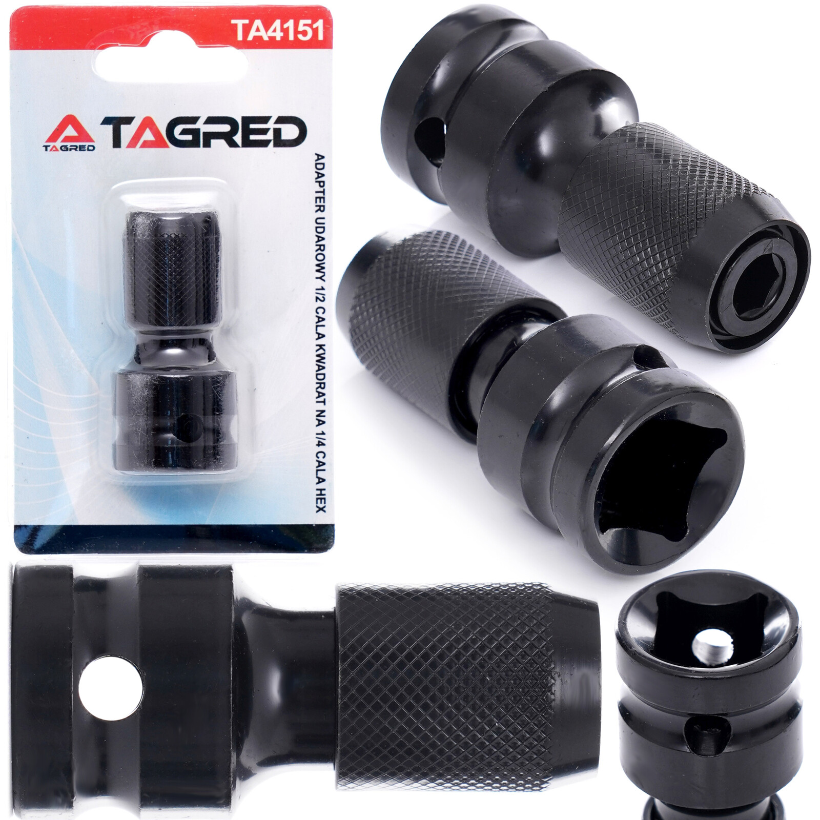 Rázový adaptér na kľúč – prechodka z 1/2