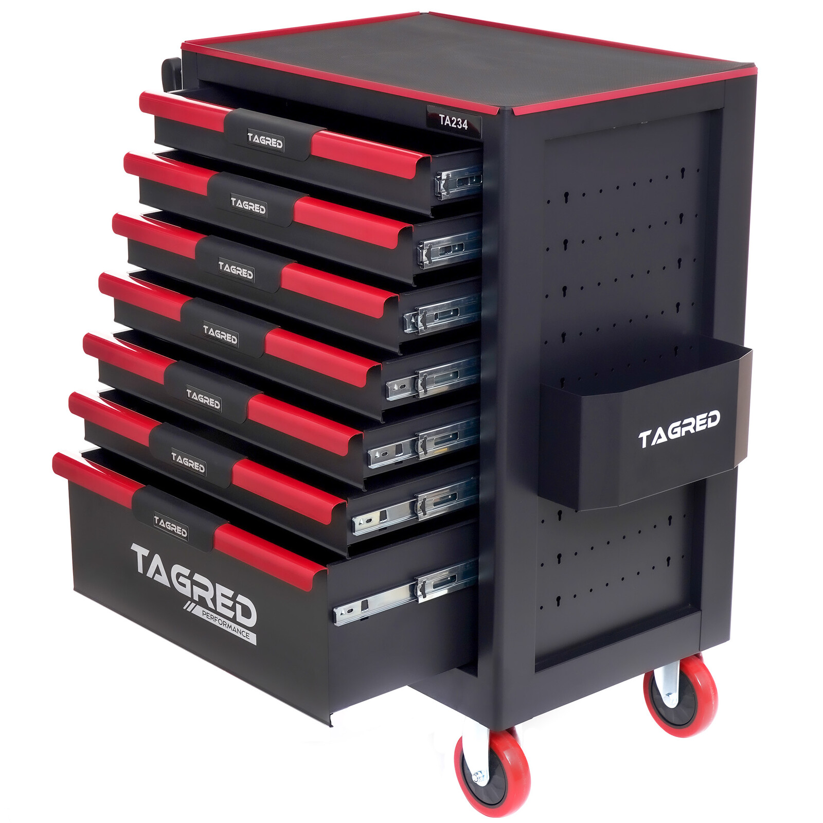 Dielenský vozík, 7 zásuviek TA234