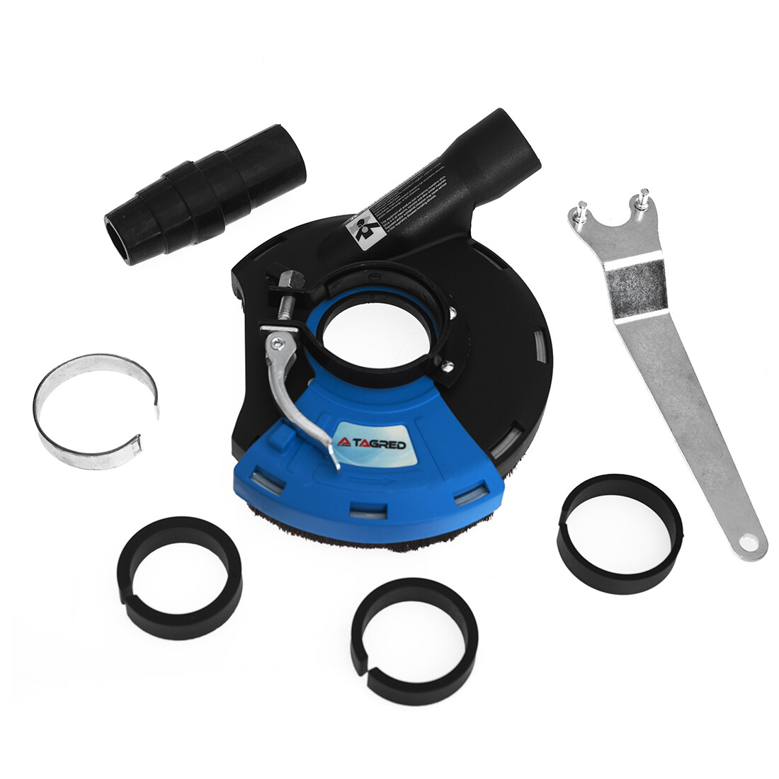 Kryt na odsávanie prachu s kefovým krúžkom pre uhlovú brúsku 115-125 mm TA1113