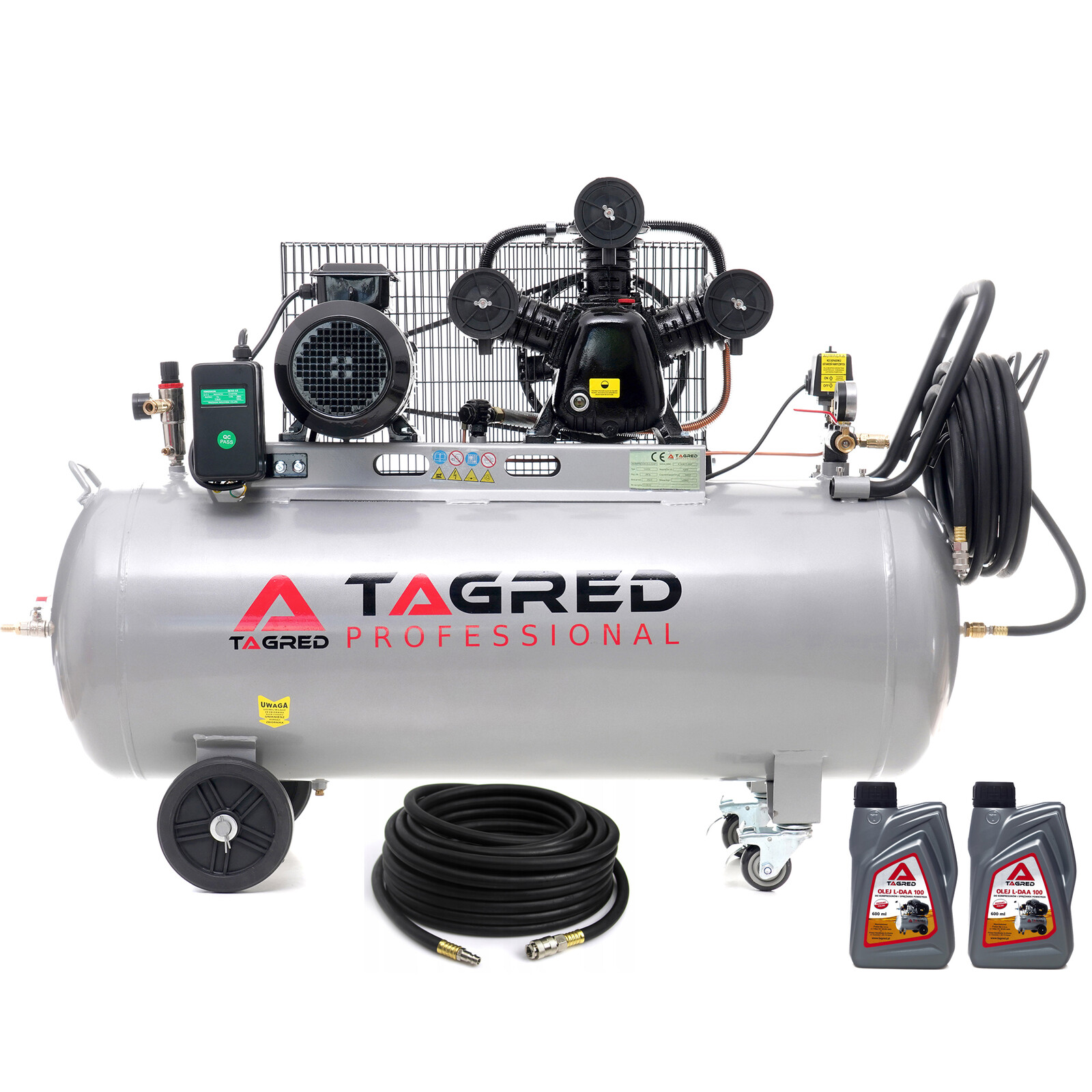 Olejový kompresor, kompresor 200L 400V 3 piesty TA309