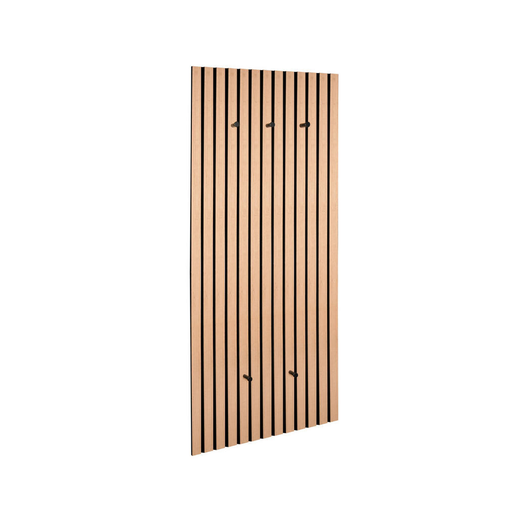 Xora VEŠIAKOVÝ PANEL, čierna, dub artisan, 50/125/7 cm