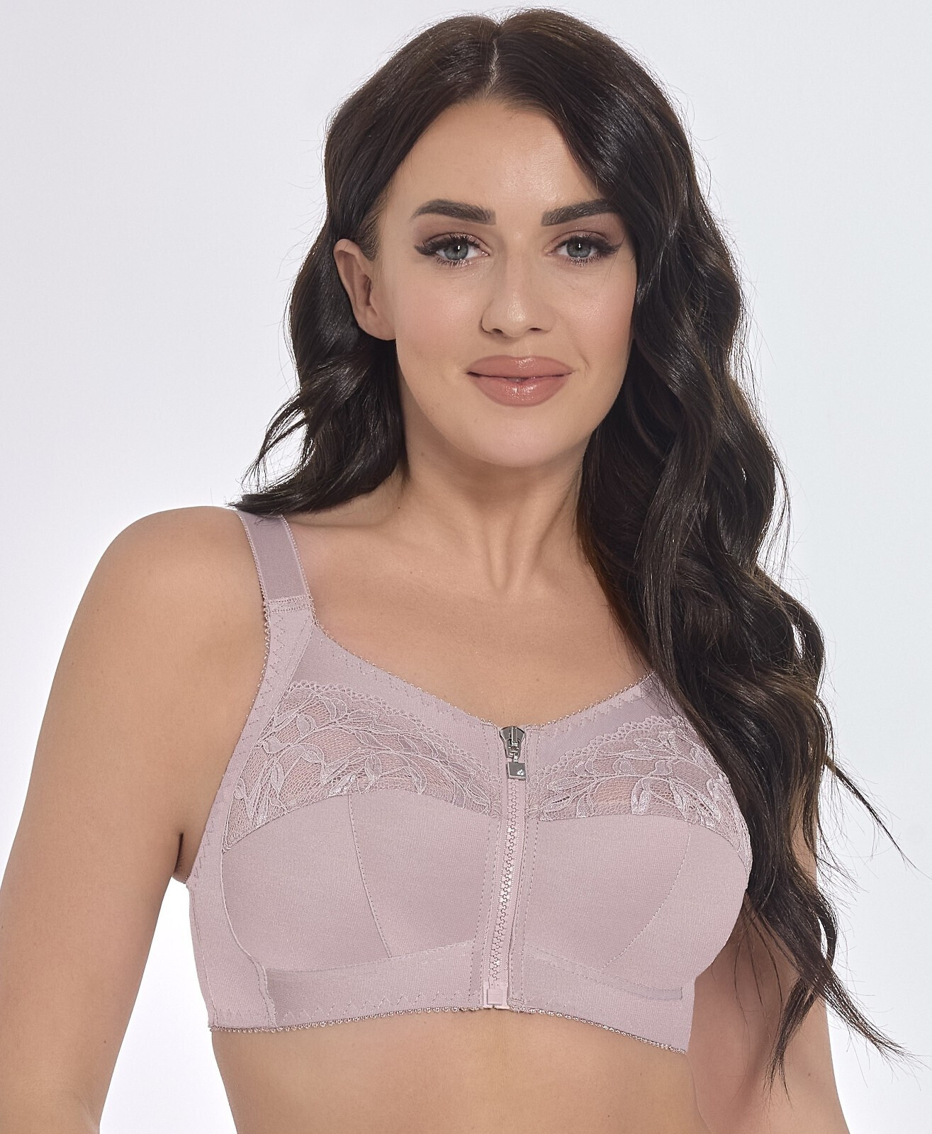 Mäkká podprsenka s kosticami Viki Zuza I 586 Quartz pink 80-95 křemenná růžová 80E