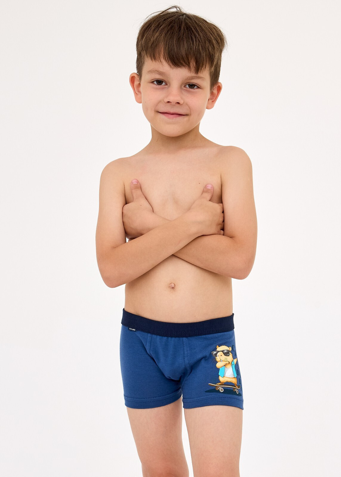 Cornette Kids Boy 701/150 Capybara 2 86-128 boxerky džínovina 122-128