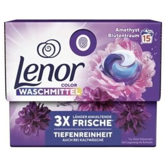 Lenor 3in1 Amethyst color gélove kapsule 15ks