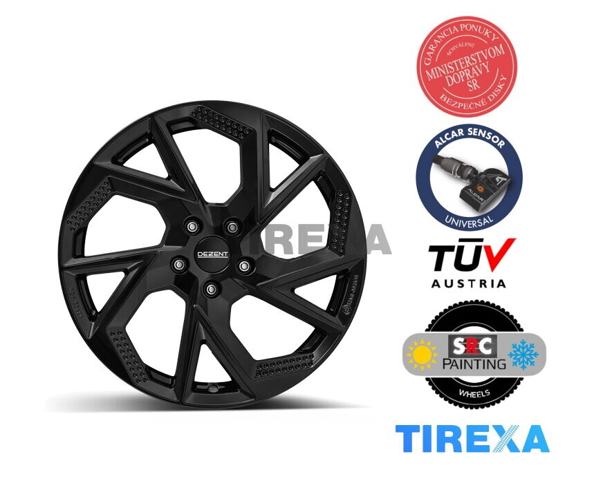 Dezent AP black 7x18 5x114.3 ET35