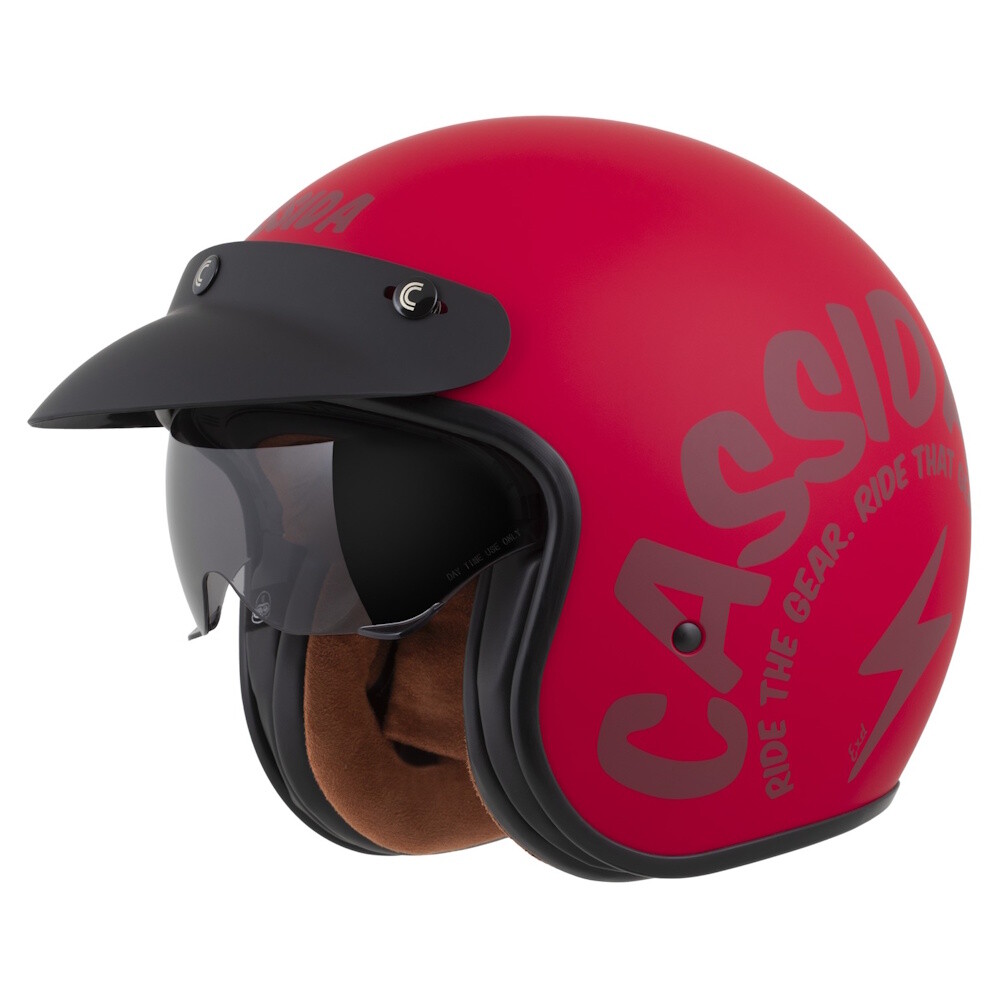 Cassida Oxygen Gear 2.0 červená matná/tmavě červená XS (53-54)