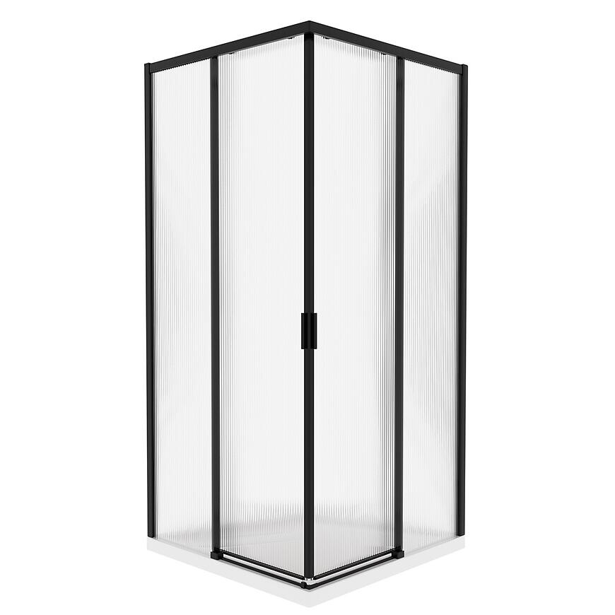 Sprchový kút štvorcový Eter 80x80x190 black