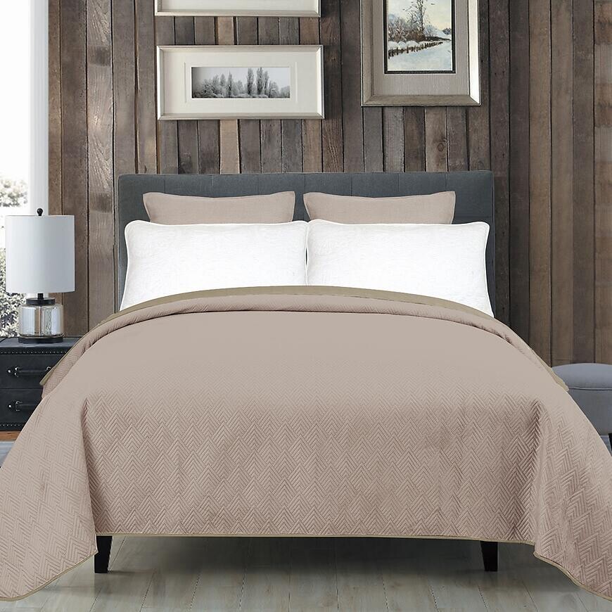 Prikrývka na posteľ Sonia 200x220 cm 1 béžová