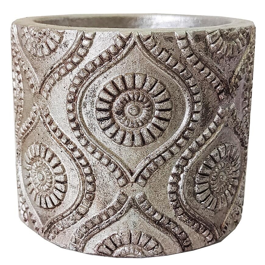 Kvetináč YS46213S strieborný