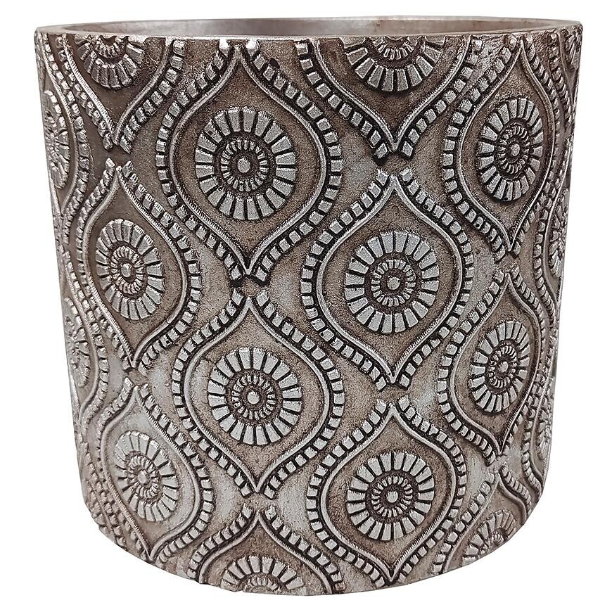 Kvetináč YS46213L strieborný