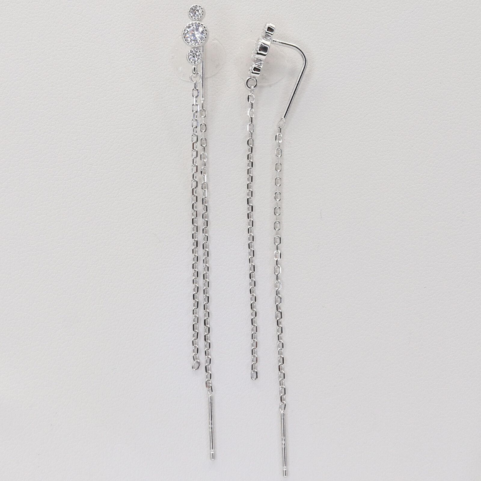 Strieborné náušnice 113523