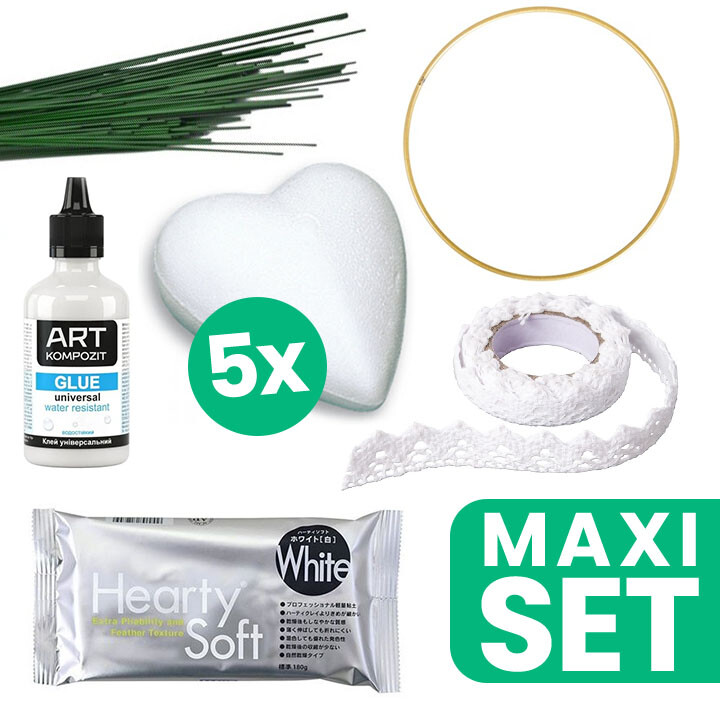 Sada na výrobu handmade svadobných dekorácií