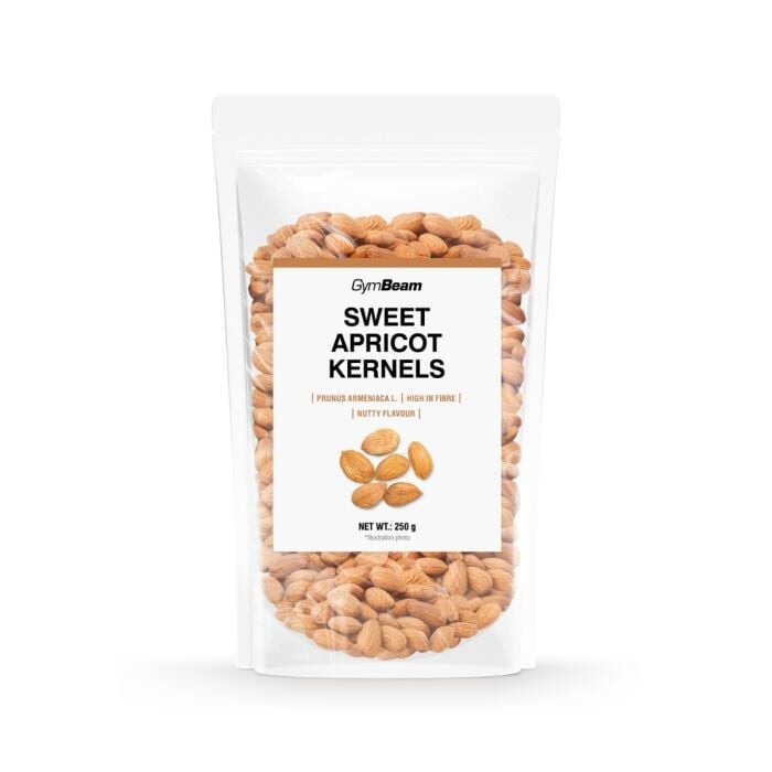 GymBeam Sladké marhuľové jadrá 250 g