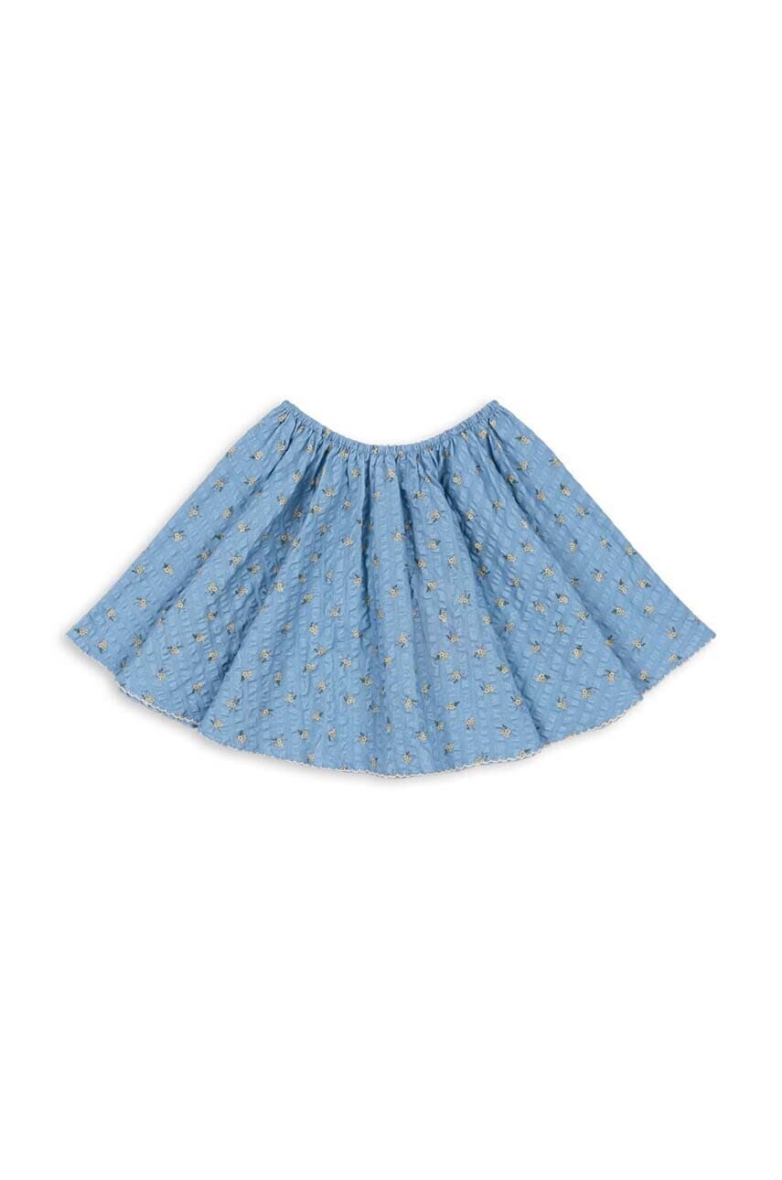 Dievčenská bavlnená sukňa Konges Sløjd KIM SKIRT GOTS mini, áčkový strih, KS101548