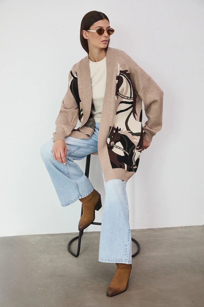 Kardigán Medicine viac farieb, ľahký