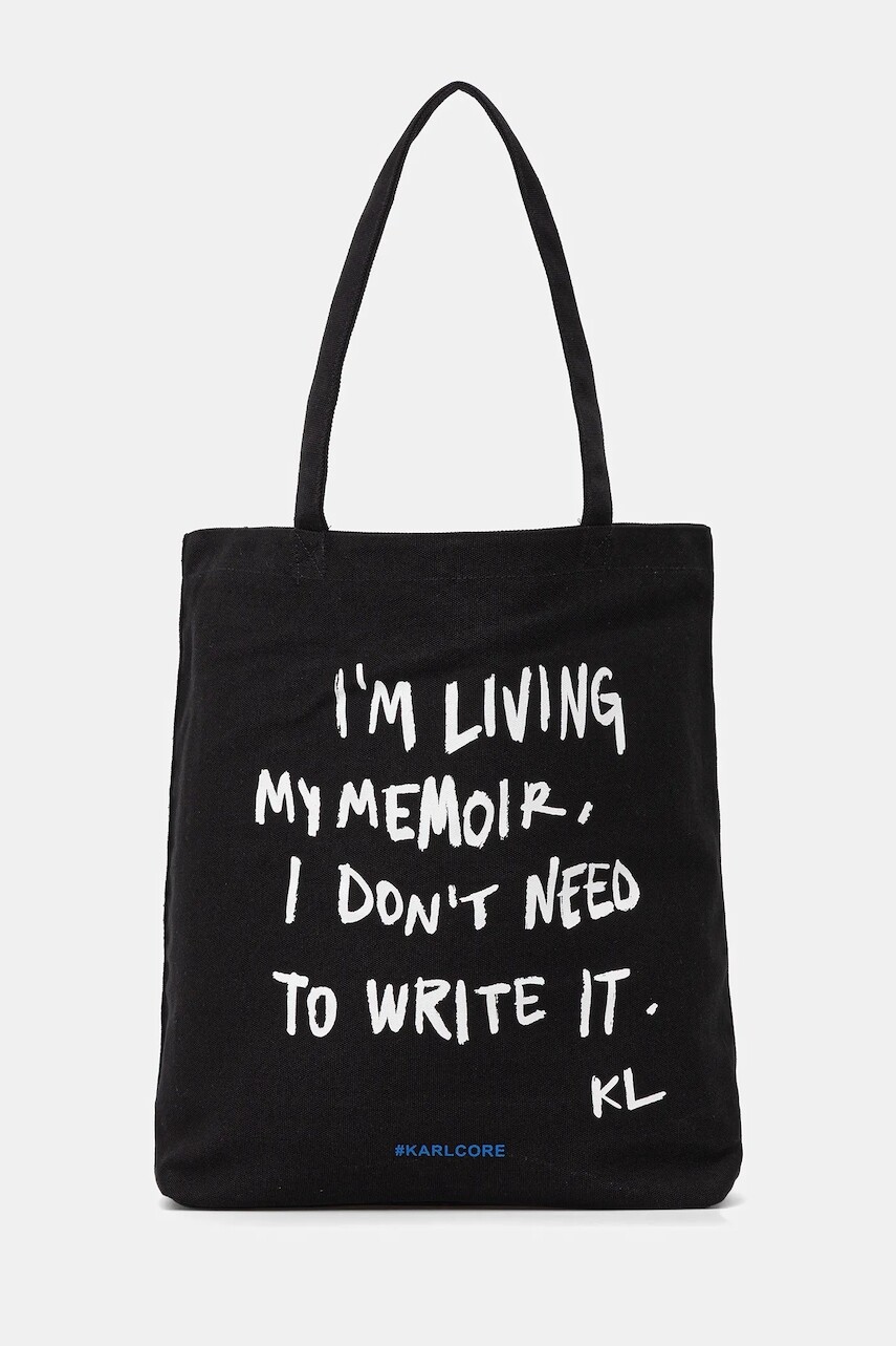 Kabelka Karl Lagerfeld Jeans čierna farba, A4W50042