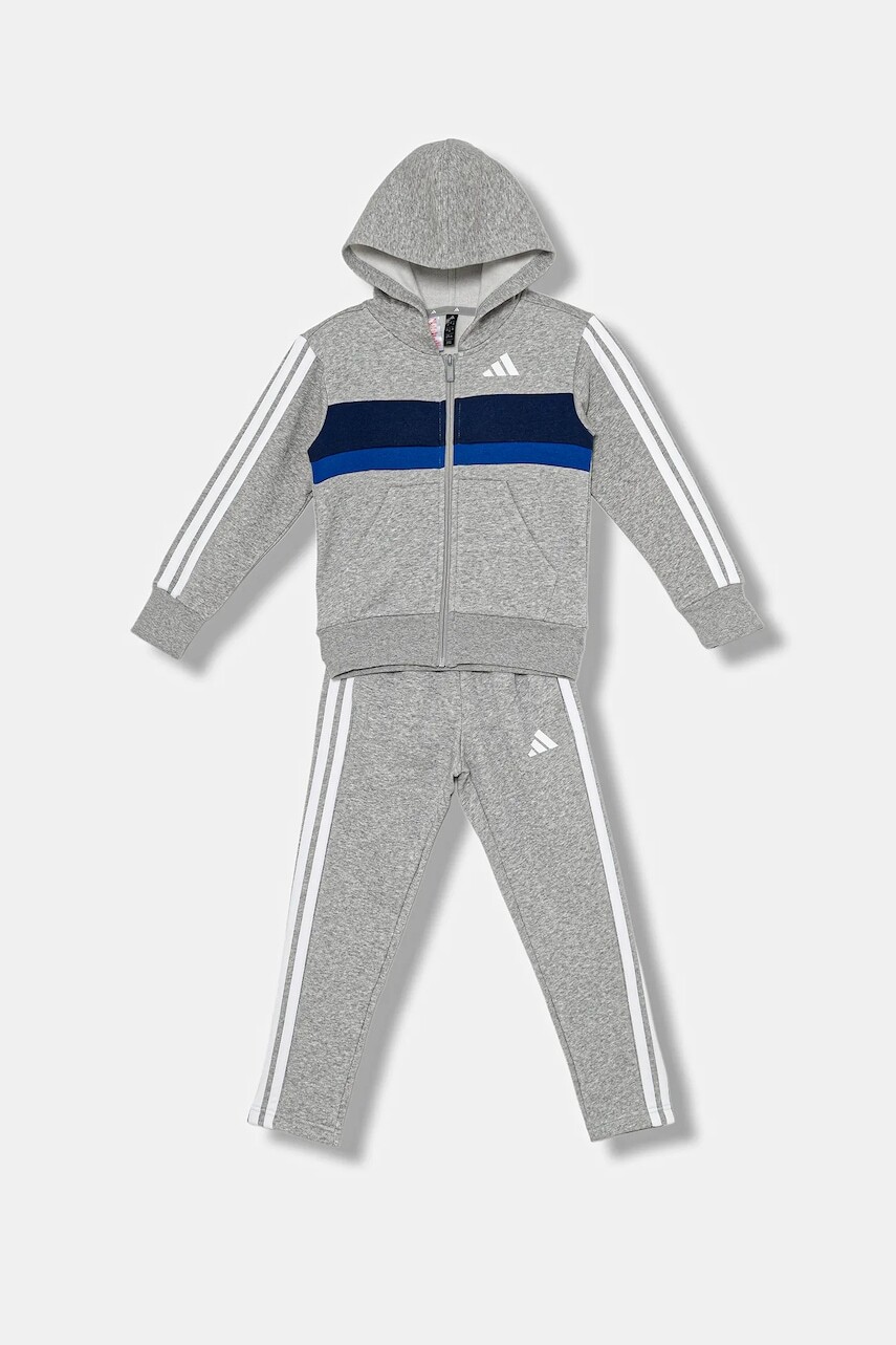 Detská tepláková súprava adidas šedá farba, KB7328