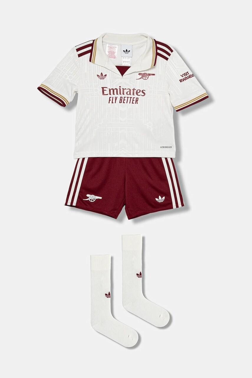 Detská súprava adidas Performance AFC biela farba, JI9541