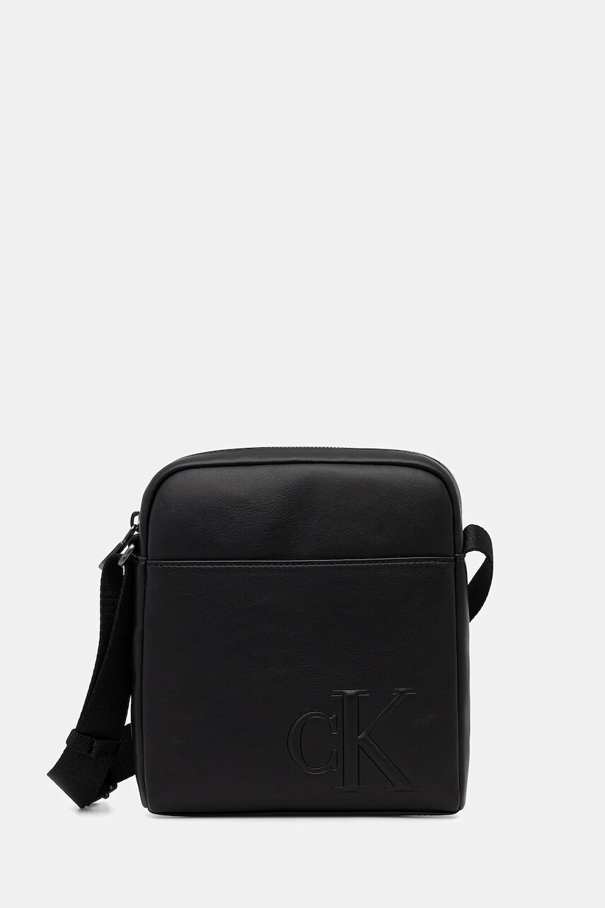 Malá taška Calvin Klein čierna farba, LV04D3248G