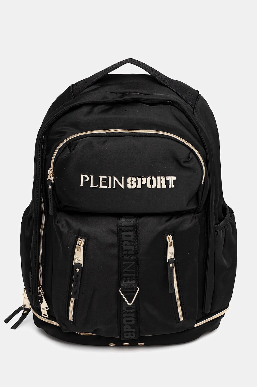 Ruksak PLEIN SPORT pánsky, čierna farba, veľký, jednofarebný, PAEA UBA0124 STE003N