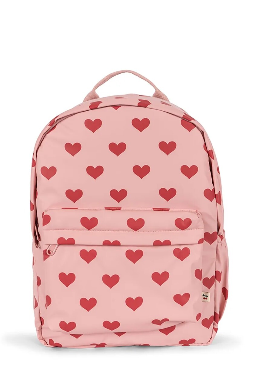 Detský ruksak Konges Sløjd RAINY KIDS BACKPACK MIDI ružová farba, malý, vzorovaný, KS103529