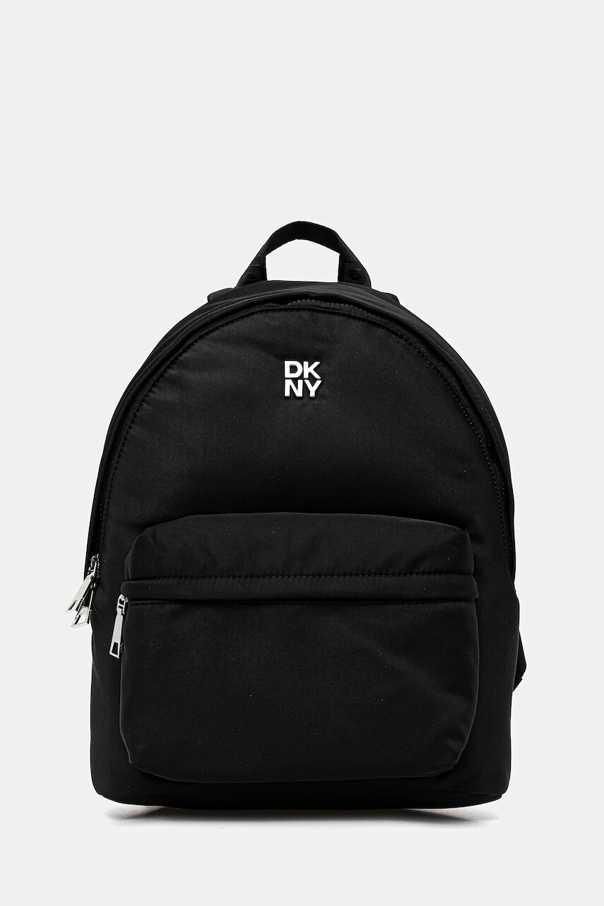 Ruksak Dkny JENNY dámsky, čierna farba, malý, jednofarebný, R51KEJ12