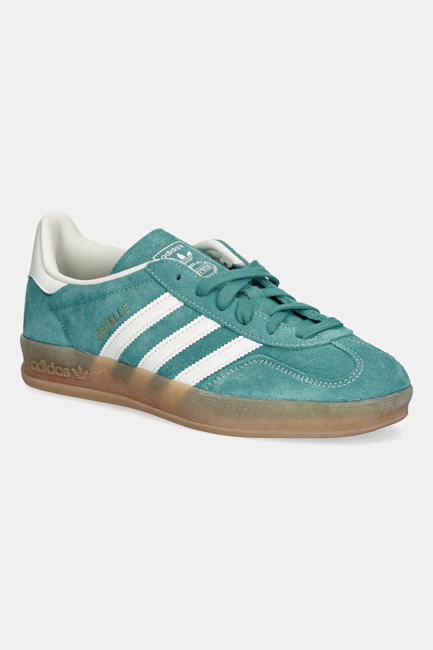 Tenisky adidas Originals Gazelle Indoor tyrkysová farba, JQ8391