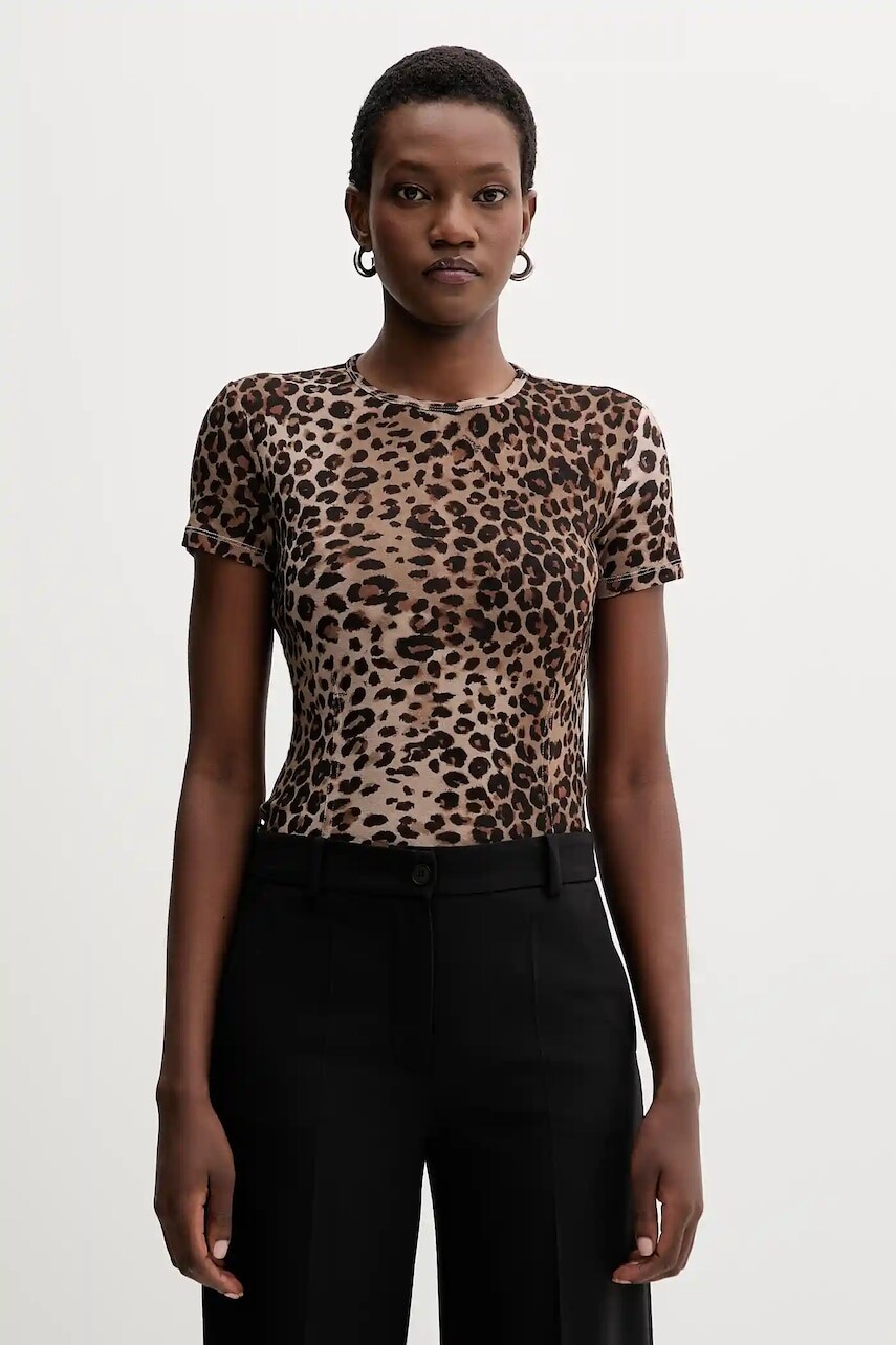 Tričko Marella dámske, hnedá farba, 2523976044200