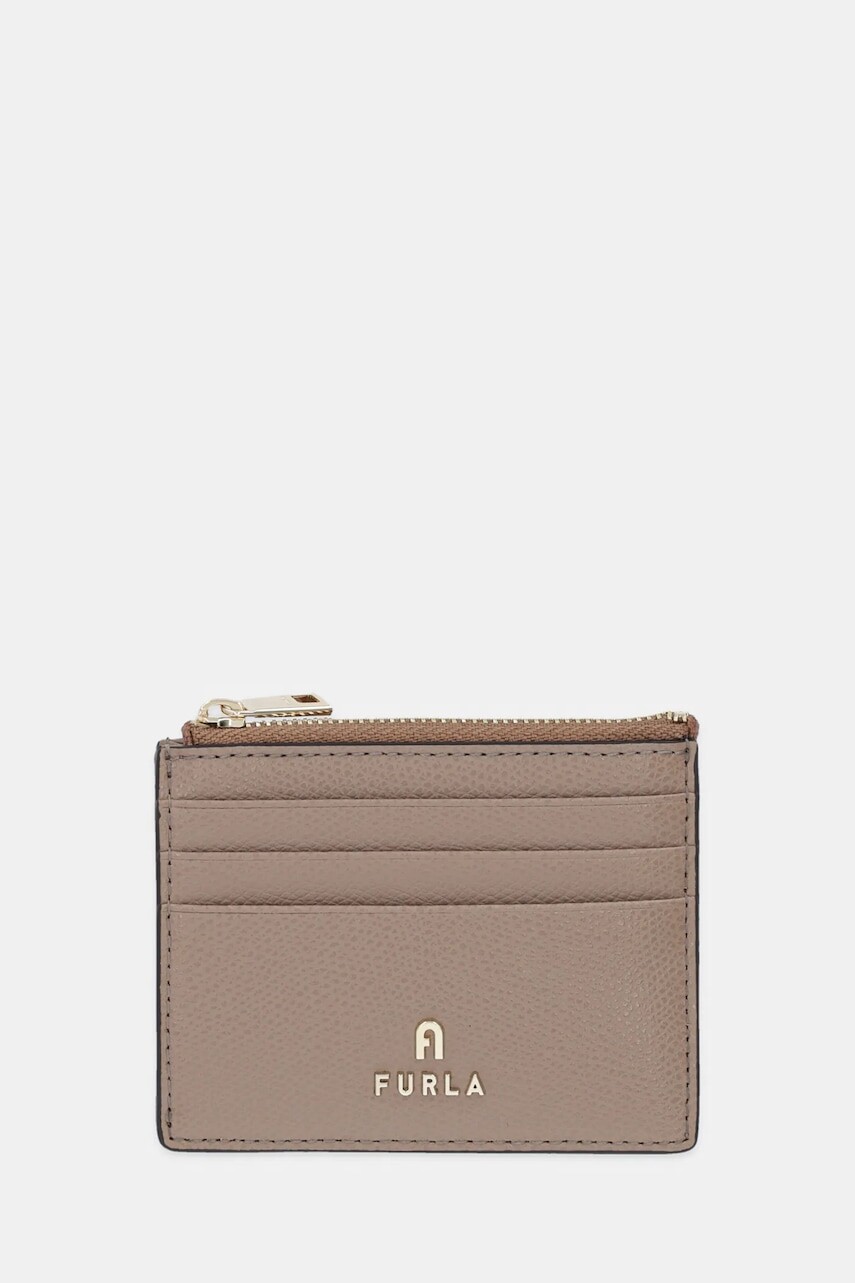 Kožená peňaženka Furla béžová farba, WP00388.ARE000.1257S