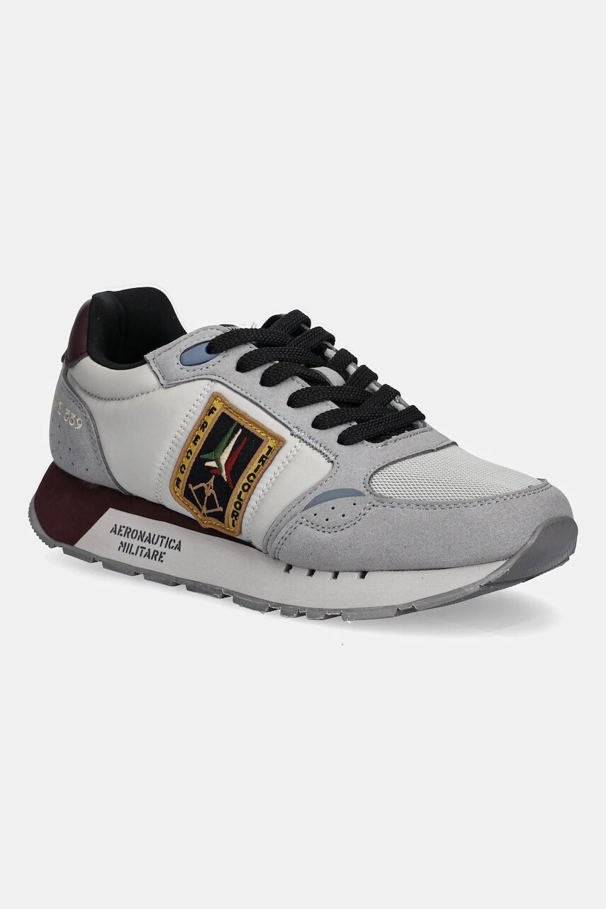 Tenisky Aeronautica Militare SNEAKERS šedá farba, 252SC0292UCT03331