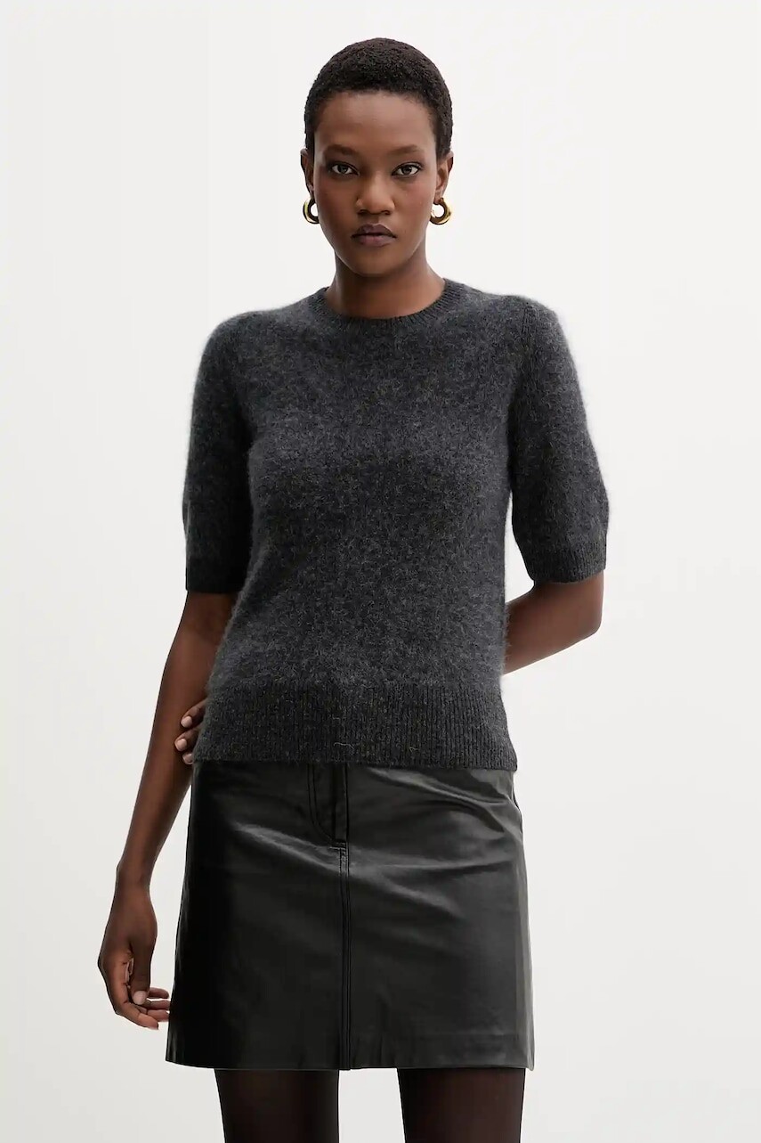 Vlnený sveter Marella šedá farba, ľahké, 2523366075200