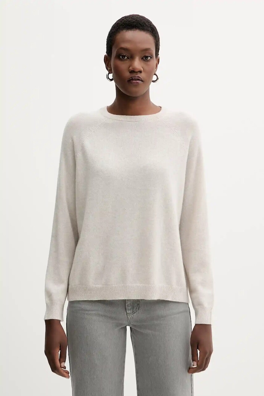 Kašmírový sveter Marella béžová farba, ľahké, 2523366171200