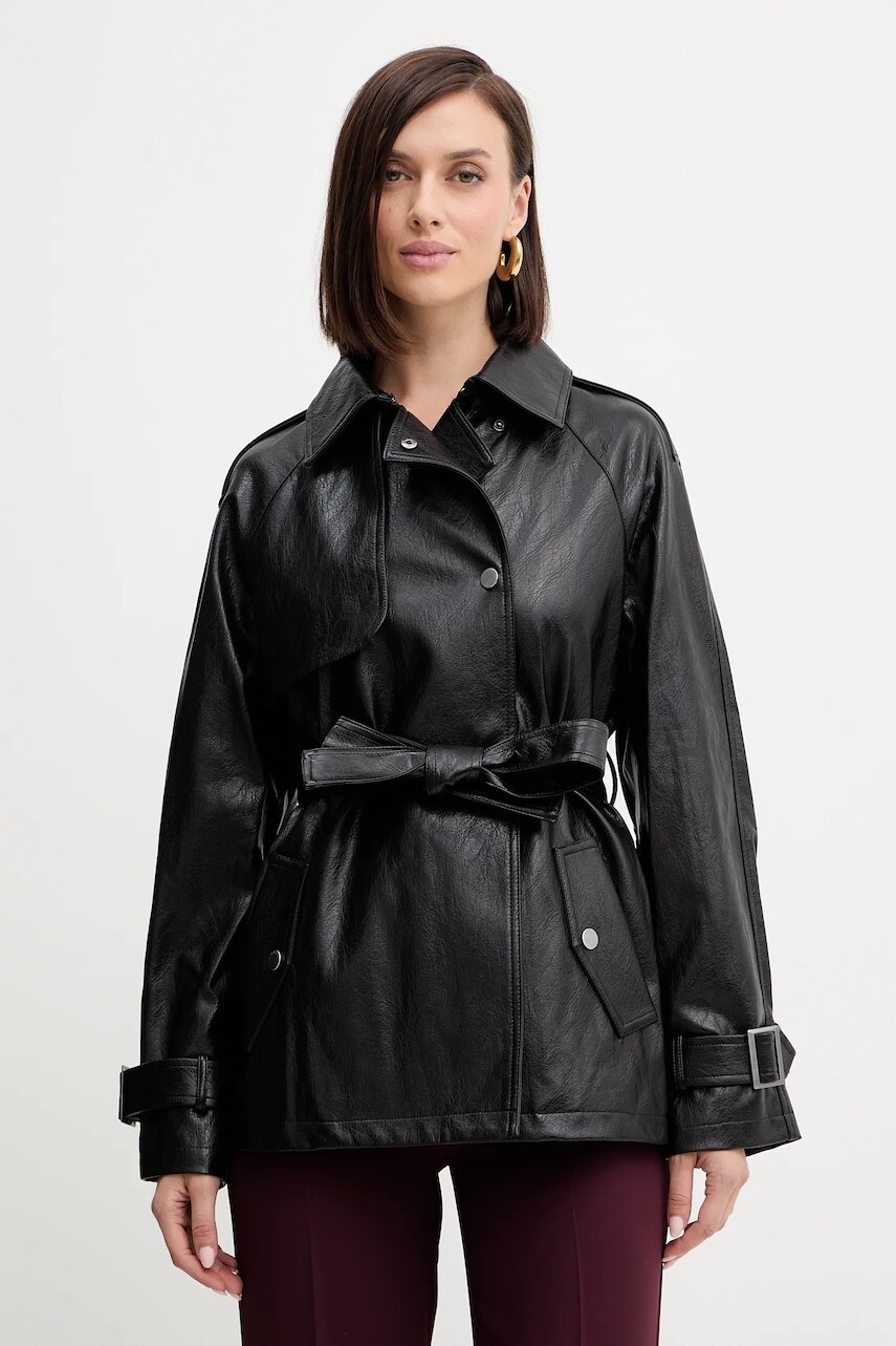 Bunda Guess MARIKA čierna farba, prechodná, W5BL88 WH520