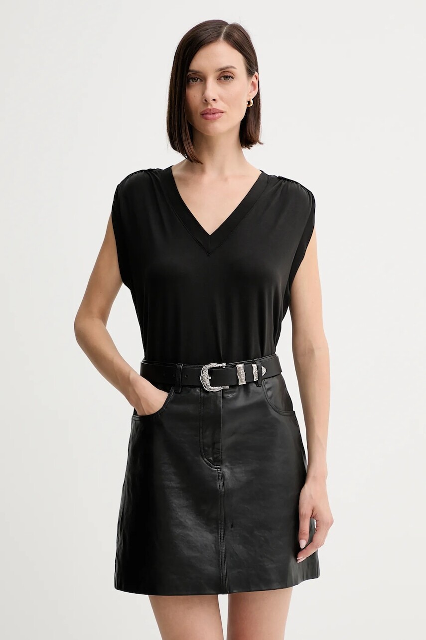 Tričko Guess dámske, čierna farba, W5YP52 KCYW2