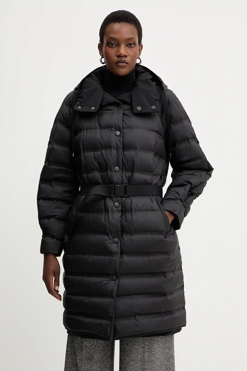 Páperová obojstranná bunda Luisa Spagnoli čierna farba, zimná, 542257