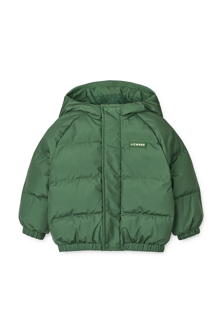 Bunda Liewood Adelina Jacket With Ears zelená farba, LW20055
