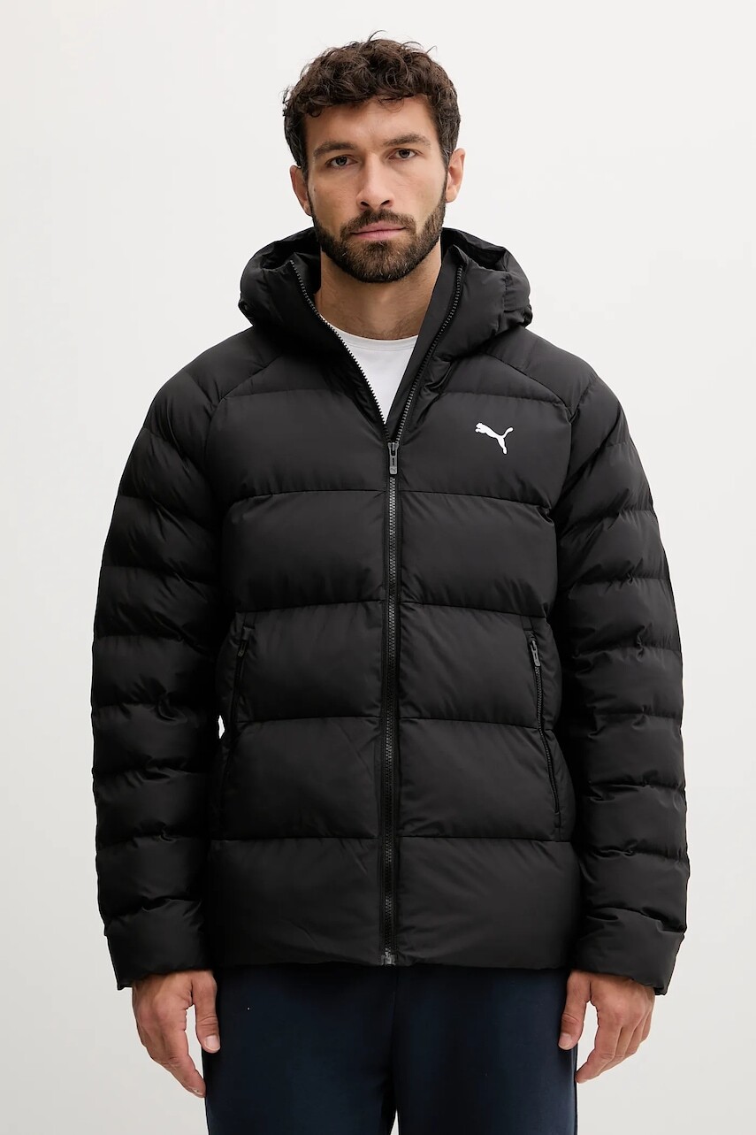 Bunda Puma čierna farba, zimná, 688367