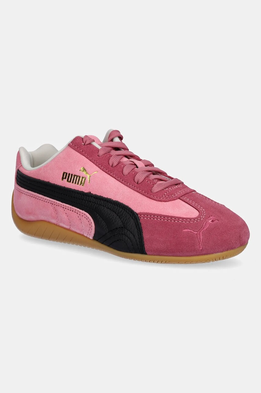 Semišové tenisky Puma Speedcat ružová farba, 406329