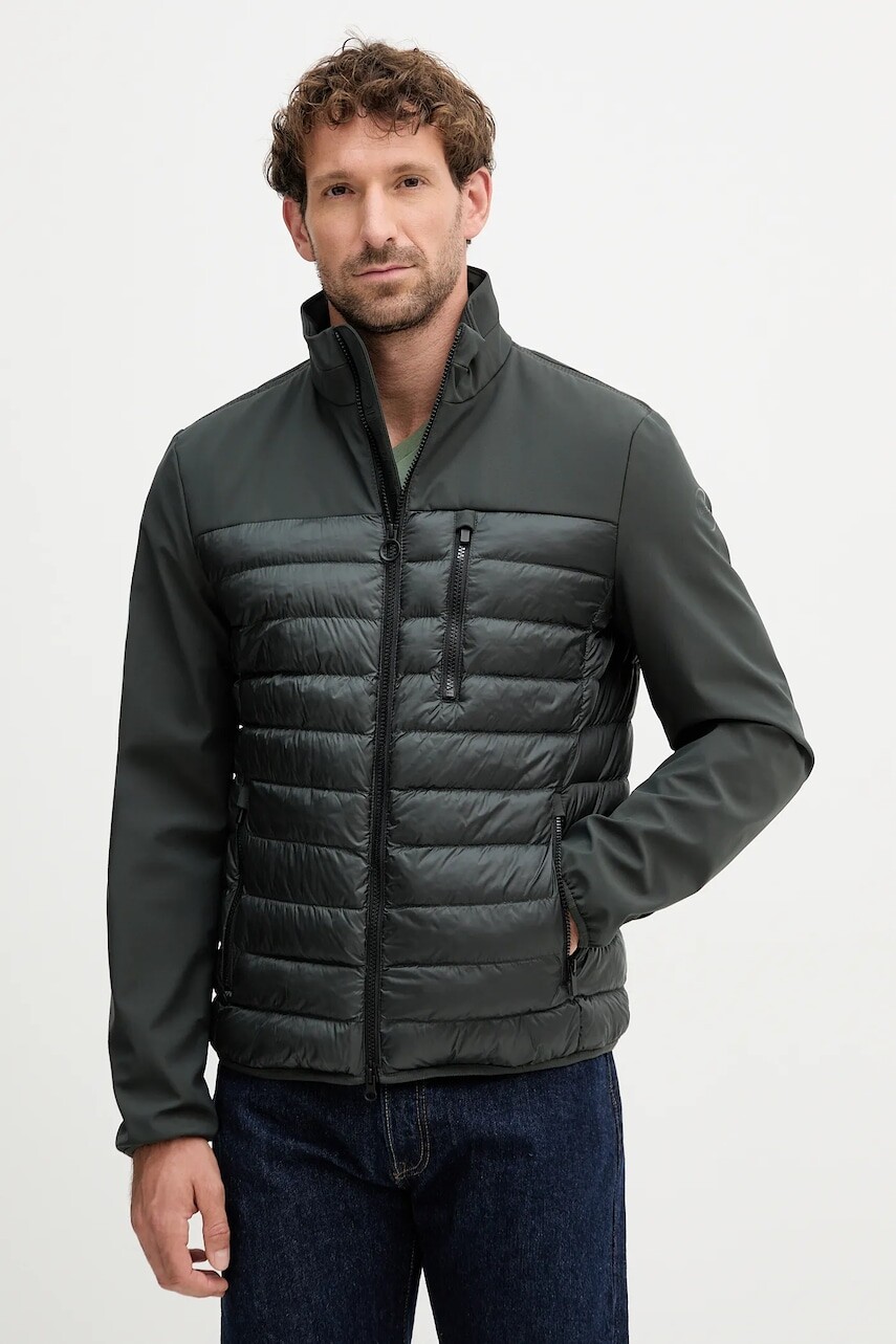 Bunda Geox SPHERICA zelená farba, prechodná, M5628L TC207