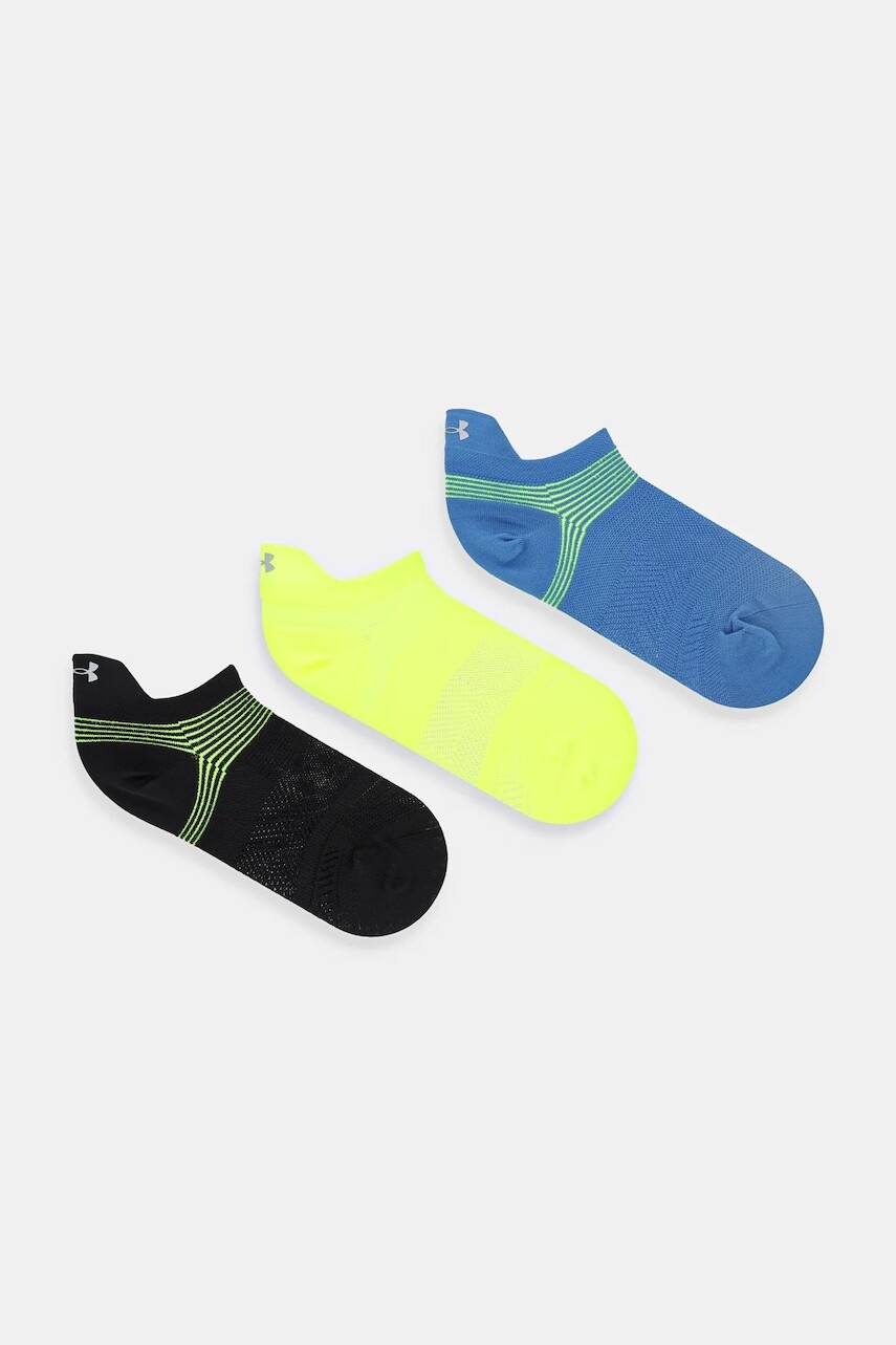 Ponožky Under Armour 3-pak tmavomodrá farba, 1386237