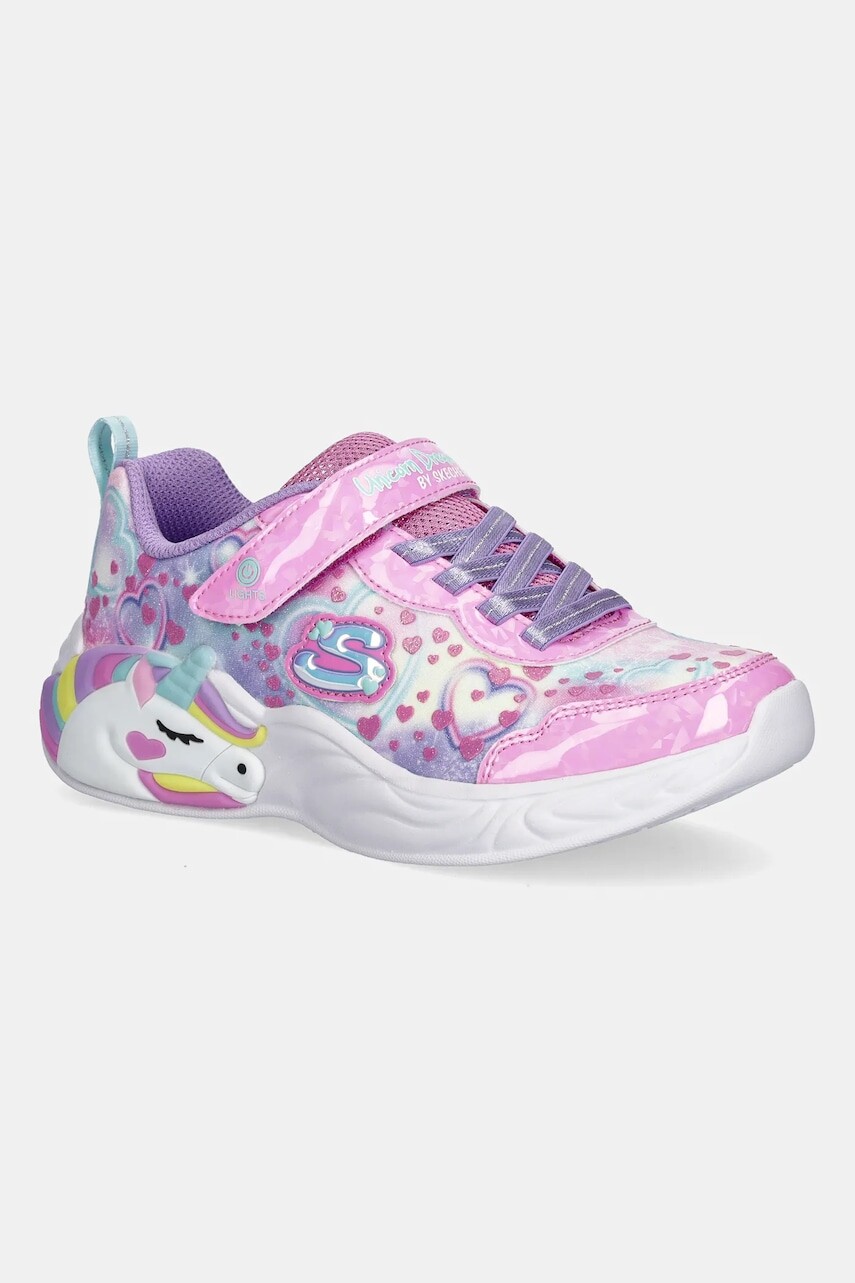 Detské tenisky Skechers UNICORN DREAMS - HEART SPARKL viac farieb, 303063L