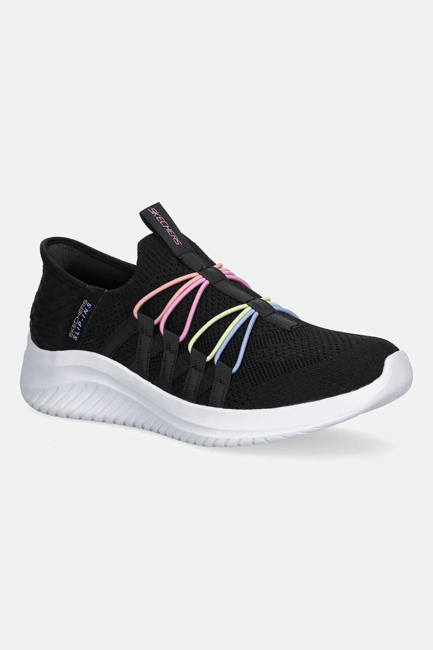 Detské tenisky Skechers ULTRA FLEX 3.0 - BUNGEE FUN čierna farba, 303824L
