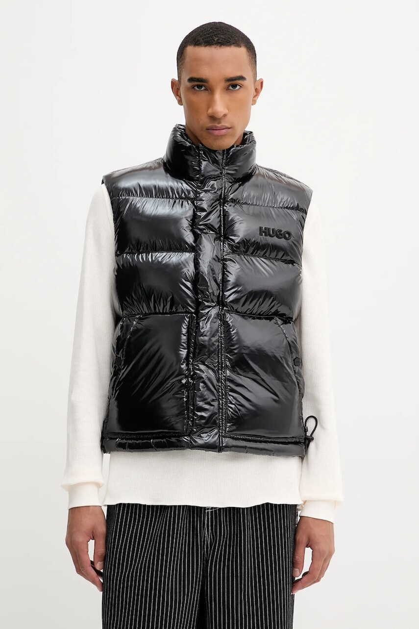 Vesta HUGO čierna farba, zimná, 50547981