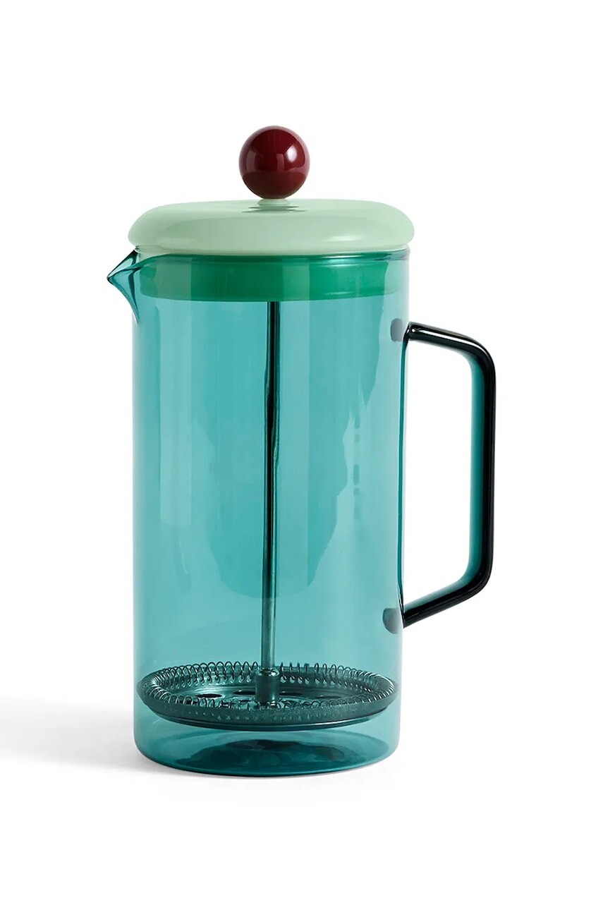 Piestový kávovar HAY French Press 1 L tyrkysová farba